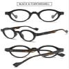 VEVESMUNDO Round Retro Blue Light Filter Glasses view 3