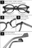 VEVESMUNDO Round Retro Blue-Light-Blocking Reading Glasses, +2.0, Blue & Leopard Print view 4