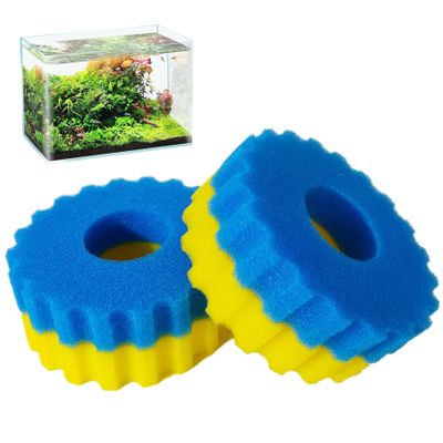 Hotainoys 4-Piece Aquarium Sponge Filter Replacements, Easy to Clean and Replace, for Ponds of Various Sizes