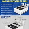GEHPYYDS Tecar Therapy Pain Relief and Body Contouring Device, 448 kHz RF, 8 Treatment Zones, 3 Handpieces, Black view 3