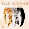 Cosblisvia 3-Pack Tortoiseshell Zigzag Headbands view 2