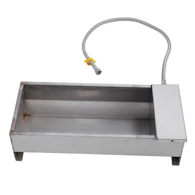 OVAQUIXI Automatic Livestock Water Trough, Self-Filling Stainless Steel Water Bowl