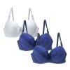 Cocila Wireless Lace Bra for Women, Plus-Size Bustier and Halter Set, B/C/D/E/G/H Cups view 1