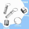 4-Pack Portable Aluminum Pill Case Keychains view 3