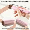 EIGSHOW Travel Foundation Brush, Compact Kabuki Brush for Liquid, Cream, and Powder Foundation & Concealer, Ultra-Soft Dense Vegan Bristles (Pink) view 3