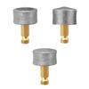 LightBeacon 3-Piece Dog Nail Grinder Replacement Heads, 60/80/120 Grit, for Casfuy Grinders view 1