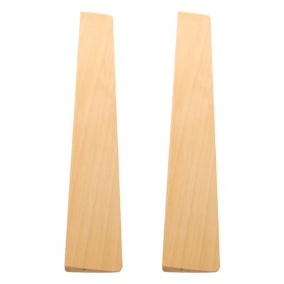HAMPPLIES Wooden Threshold Ramps, 2-Piece Set, for Wheelchairs, Robot Vacuums, Carpet Edges and Home Use