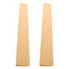 HAMPPLIES Wooden Threshold Ramps, 2-Piece Set, for Wheelchairs, Robot Vacuums, Carpet Edges and Home Use view 1