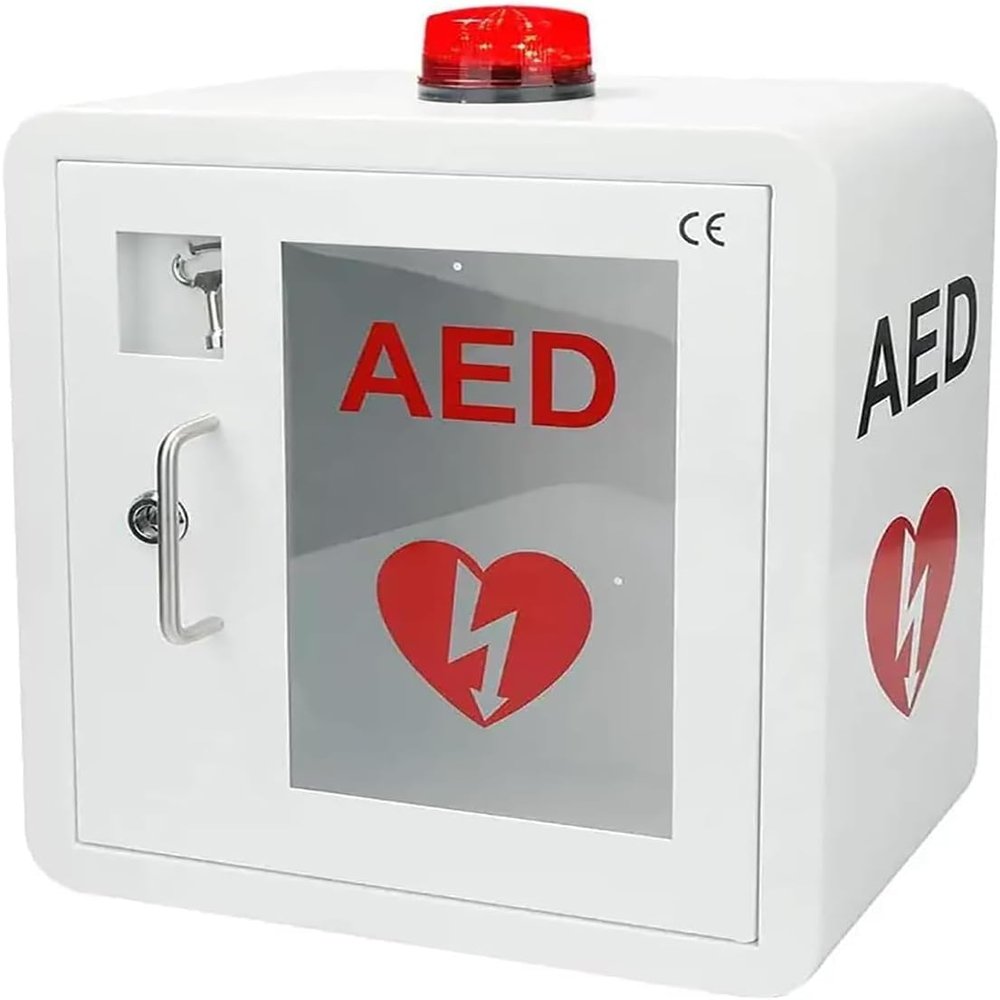 AED Defibrillator Cabinet with Adjustable Partition