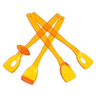 Healeved 4-Piece Oral Training Set for Children with Ergonomic PP Material, Improves Tongue-Tip Strength and Speech Clarity During Speech Training Outdoors