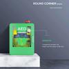 AED Defibrillator Cabinet, Heart Defibrillation Alarm First Aid Cabinet, Adjustable Divider, Dual-Switch Control (Red) view 2