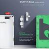 AED Defibrillator Cabinet, Heart Defibrillation Alarm First Aid Cabinet, Adjustable Divider, Dual-Switch Control (Red) view 4