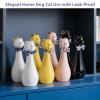 Duuclume Duulume Large Ceramic Pet Urn with Interchangeable Bow, Handmade Memorial for Dogs and Cats, Leakproof, Dust-Free (White) view 4