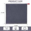 4-Piece Ultra-Soft Cotton Cleaning Cloths, Absorbent, Thickened, Coffee view 4