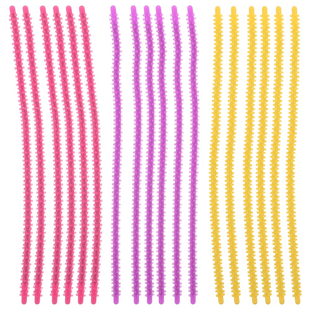 STOBAZA 30-Piece Small Silicone Perm Rods for Curls and Volume