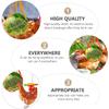 SEWACC Hanging Chicken Feeding Net Bag with Fruit and Vegetable Fork view 4