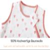Teechodina Baby Sleeping Bag, 1.5 TOG, 100% Cotton, Sweet Heart, 78 cm, 6-12 Months view 3