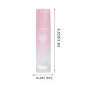 WOONEKY 10 ml Heart-Shaped Glass Roll-On Bottles, 3-Pack, Pink view 2