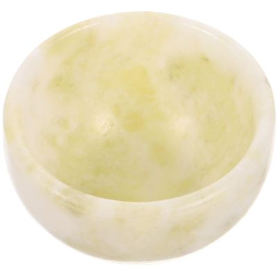 Jade Shaving Soap Bowl, Small Non-Slip Bowl, Light Green