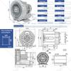 250 W Single-Phase Regenerative Vortex Ring Blower and Vacuum Pump view 2