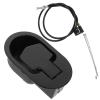BUGUUYO Black Aluminum Alloy Replacement Recliner Pull Handle Cable view 1