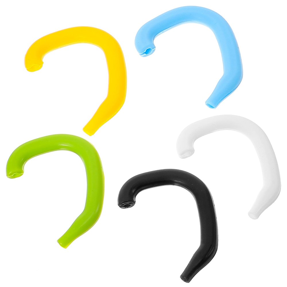 Silicone Ear Savers, 5 Pieces, with Hooks, for Pressure Relief