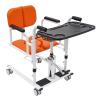 Patient Lift Transfer Chair with Split Seat and Commode for Easy Bed, Toilet, Shower, and Car Transfers view 1