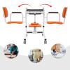 Patient Lift Transfer Chair with Split Seat and Commode for Easy Bed, Toilet, Shower, and Car Transfers view 3