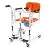 Patient Lift Transfer Chair with Split Seat and Commode for Easy Bed, Toilet, Shower, and Car Transfers view 4