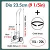 Removable Cylinder Cart for Oxygen, Acetylene, and Gas Transport view 2