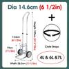 Removable Cylinder Cart for Oxygen, Acetylene, and Gas Transport view 4