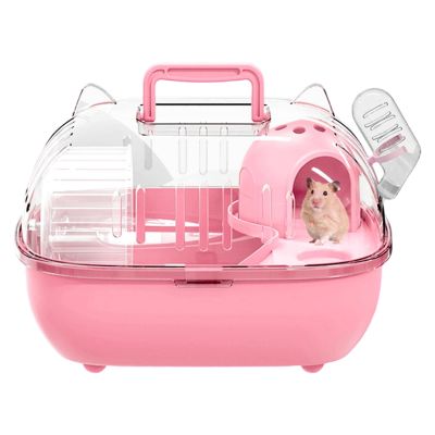 Hamster Carrier Bag, Portable Transport Box with Protective Cover