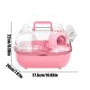 Hamster Carrier Bag, Portable Transport Box with Protective Cover view 2