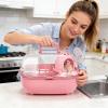 Hamster Carrier Bag, Portable Transport Box with Protective Cover view 3