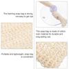 FRCOLOR 5-Pack Exfoliating Soap Bags, Natural Cotton Linen Drawstring Lathering Mesh with Suction Cups view 4