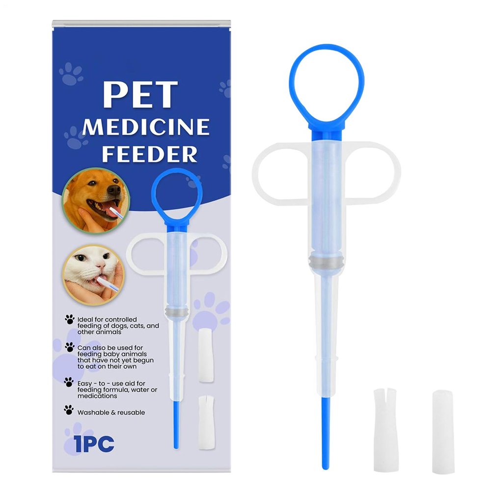 Generic Cat Pill Dispenser, Bite-Resistant and Leak-Proof Tool