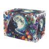 RPLIFE Cat Butterflies Moon Dog House Cover with Mesh Windows, UV-Resistant Crate Cover, Large view 1