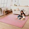 Lrisveana 2 cm Thick Baby Crawling Play Mat, 70 x 160 cm, Non-Slip Coral Fleece Rug view 1