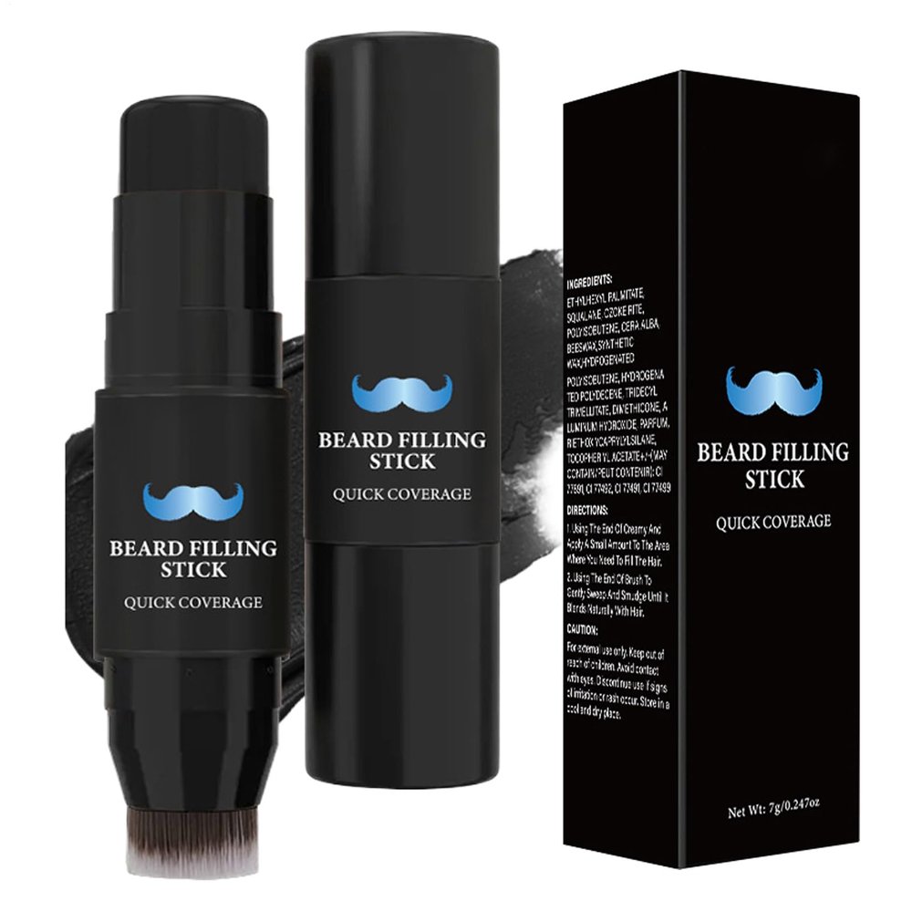 Beard Filler Pen, Long-Lasting Sweat-Resistant Tint, 7 g