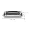 FUTUREORYY 2-Pack Stainless Steel Cat Litter Boxes, High-Sided Deep Non-Porous Metal Pans for Indoor Cats, Kittens and Travel view 2