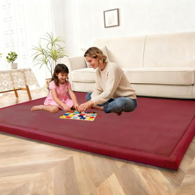 Lrisveana 3 cm Thick Kids’ Rug and Baby Crawling Mat, 120 x 180 cm, Memory Foam Children’s Play Mat