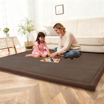 Lrisveana 3 cm Thick Kids’ Rug, Baby Crawling Mat, 180 x 280 cm Memory Foam Play Rug
