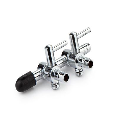 Happet Metal Air Distributor with Valves - 2 Outputs 5mm