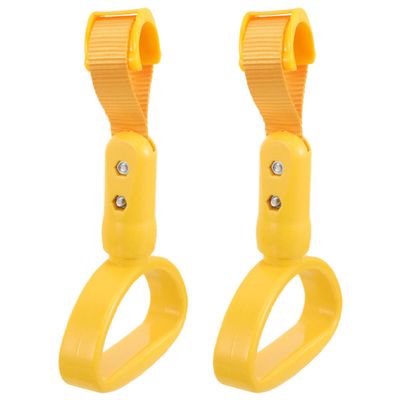 BELLIFFY 2-Piece Semicircular ABS Vehicle Assist Handles, Yellow