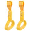 BELLIFFY 2-Piece Semicircular ABS Vehicle Assist Handles, Yellow view 1