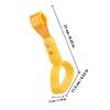 BELLIFFY 2-Piece Semicircular ABS Vehicle Assist Handles, Yellow view 2