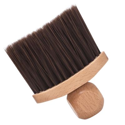 UPKOCH Neck Brush with Soft Bristles and Wooden Handle