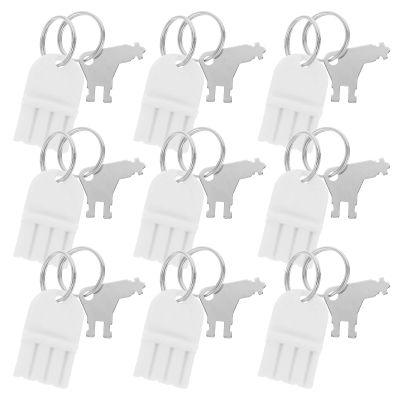 Sosoport Toilet Paper and Paper Towel Dispenser Key Set