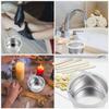 LOORGVEL 2-Piece 400 ml Nonstick Aluminum Wax Warmer Inserts view 3