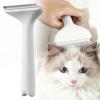 Pet Hair Brush, Stainless Steel Non-Slip Undercoat Rake view 2